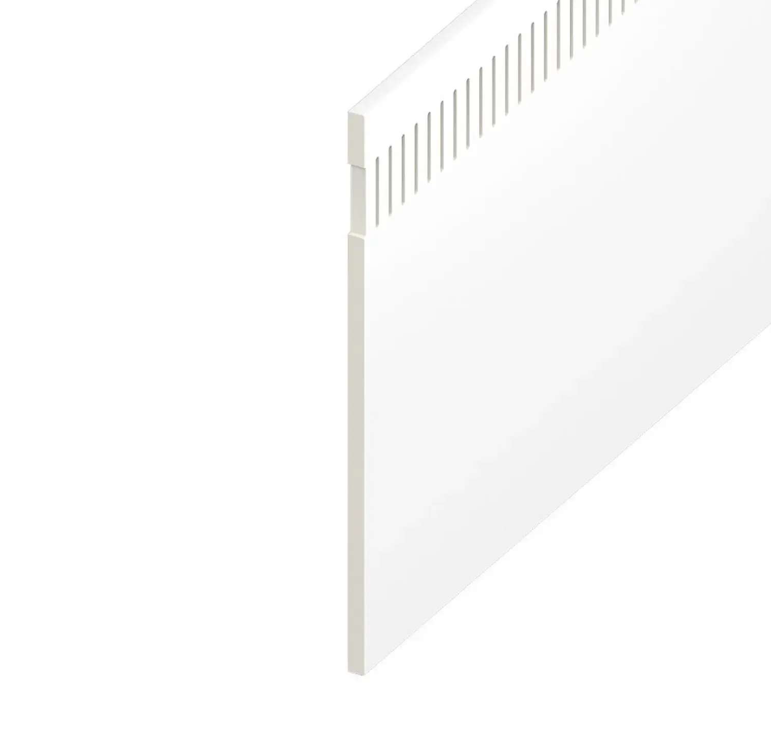 Soffit Board 10mm Vented White 250 x 9mm x 5m