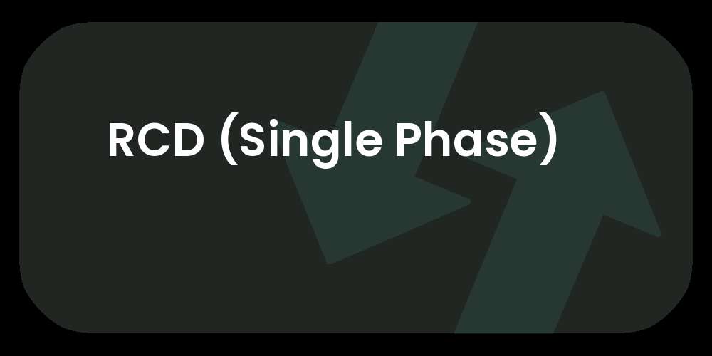 RCD (Single Phase)