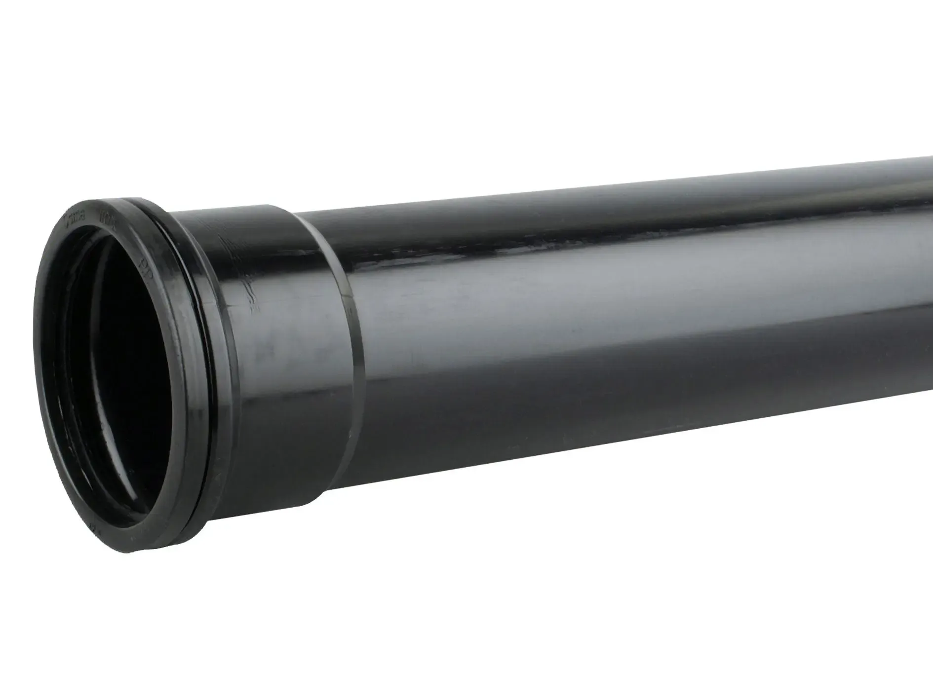 S/S Pipe Black 110mm 3m