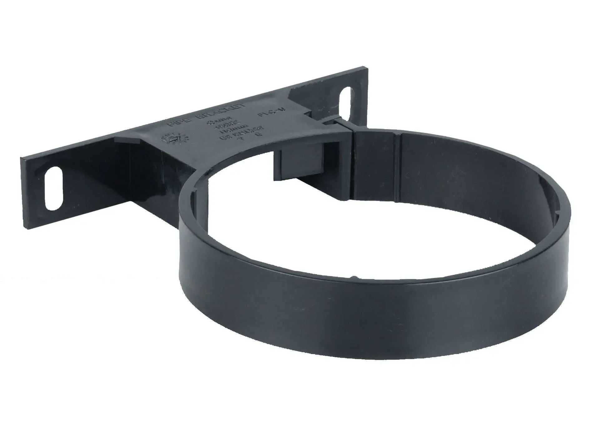 Pipe Bracket 110mm Black