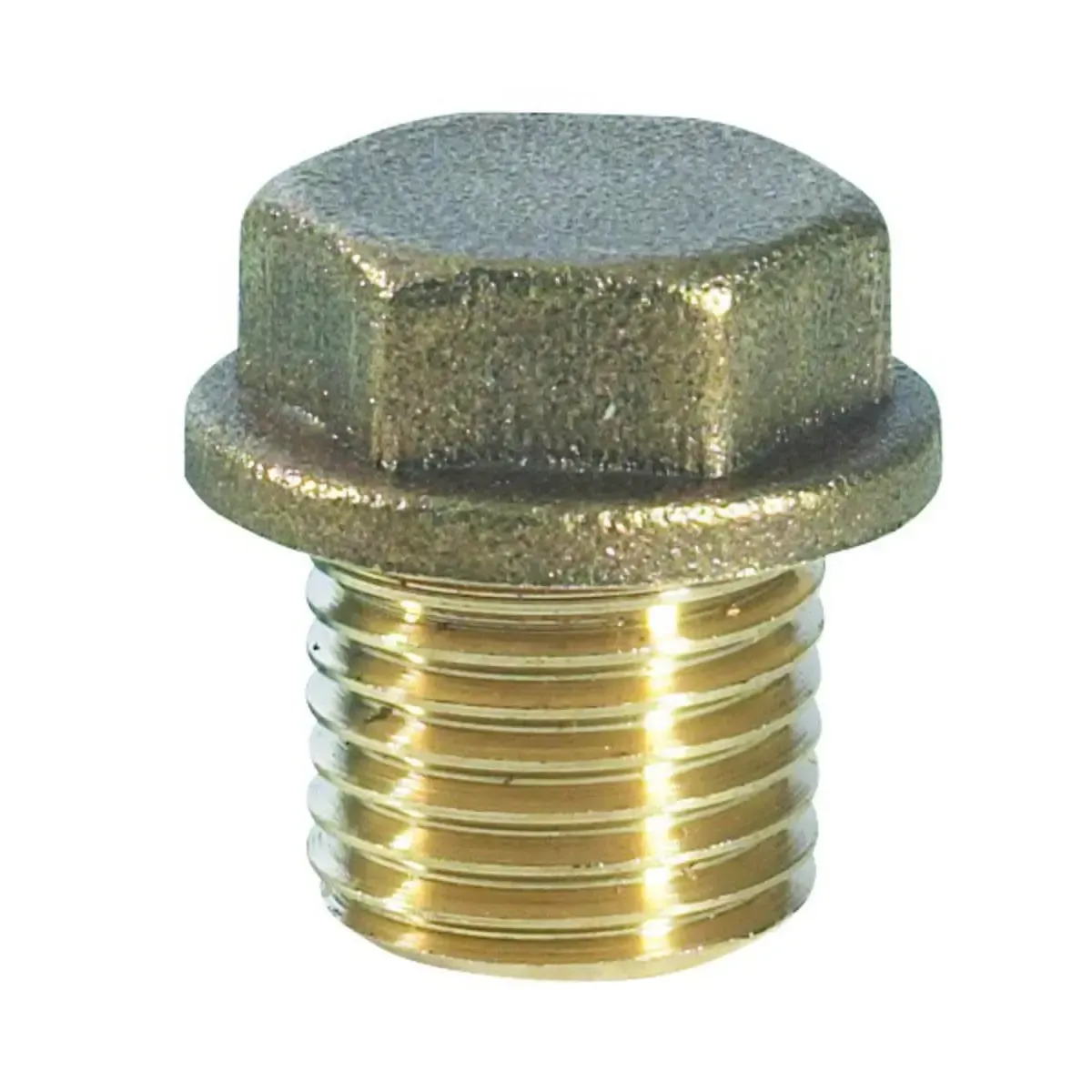 Brass Flanged Plug 25mm