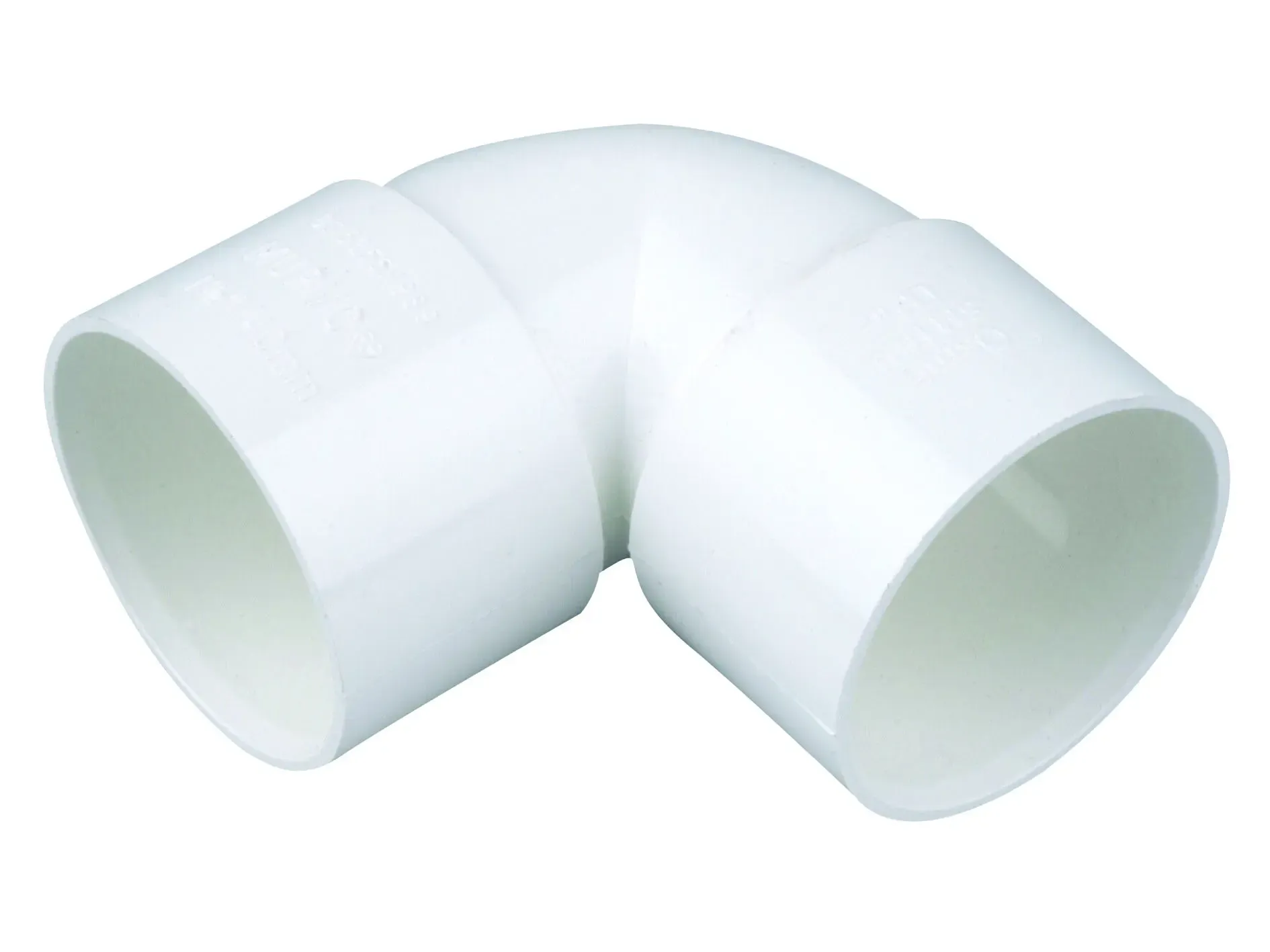 Knuckle Bend 90° 40mm White