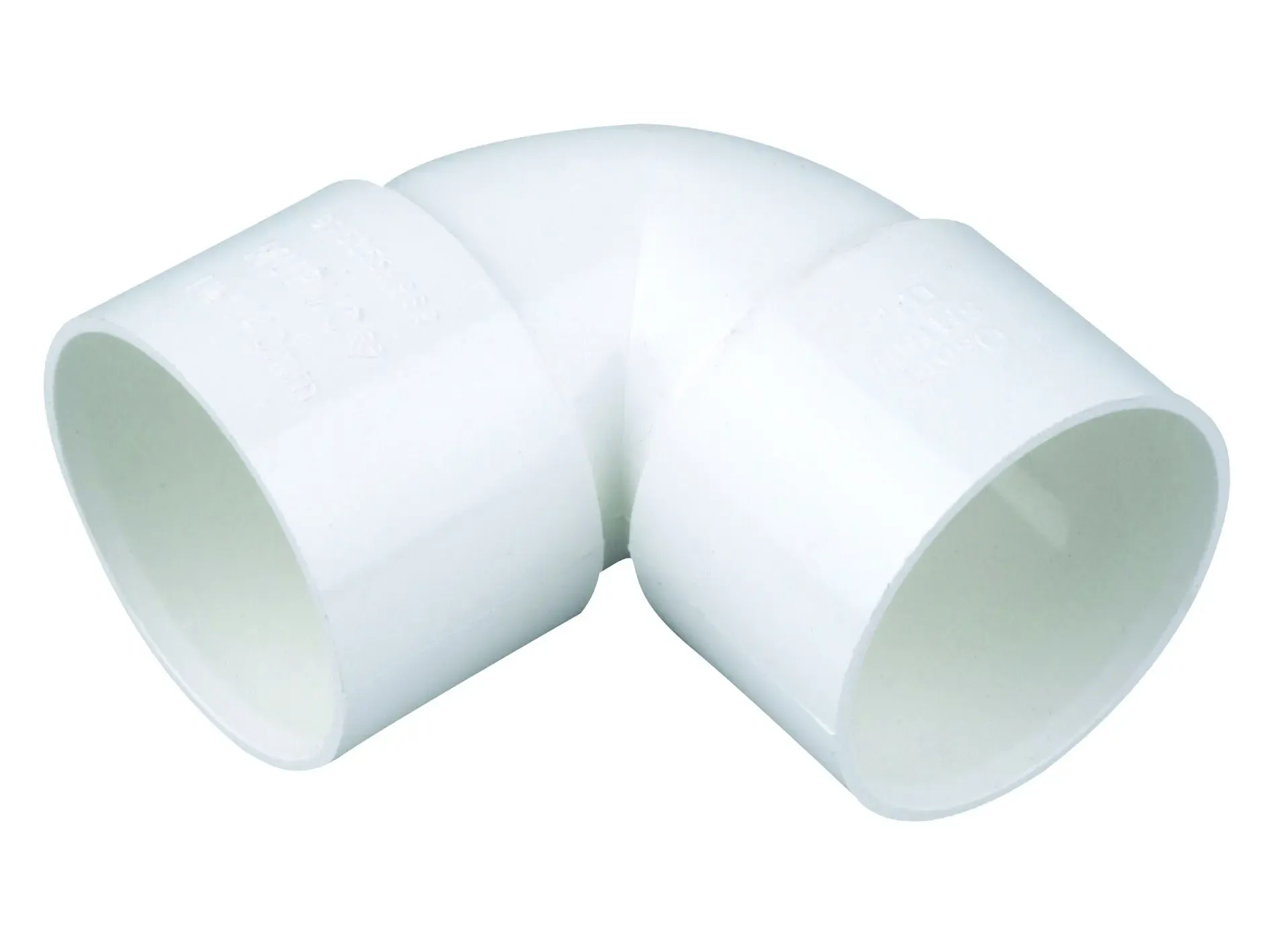 90° Knuckle Bend White 50mm