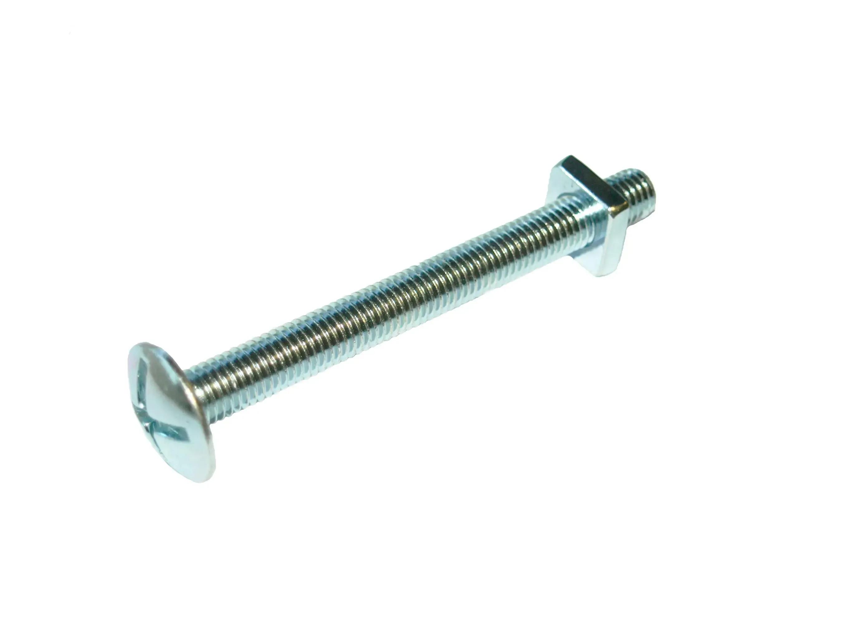 Roofing Bolts Nut M6 x 60mm Zinc (Qty.10)