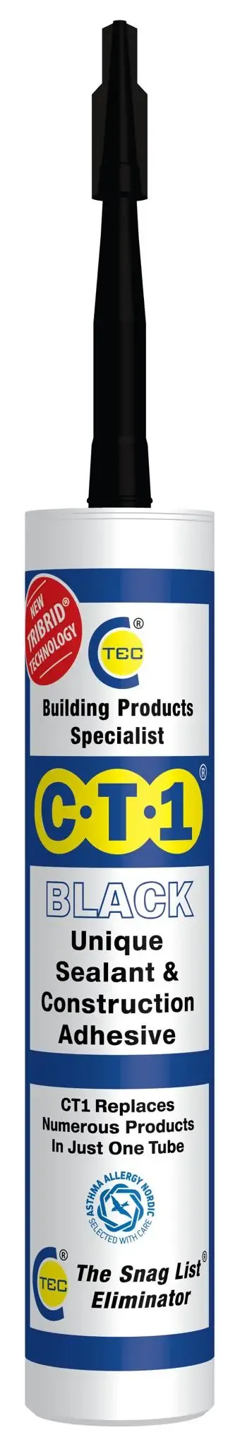 CT1 Black Sealant Tube 290ml