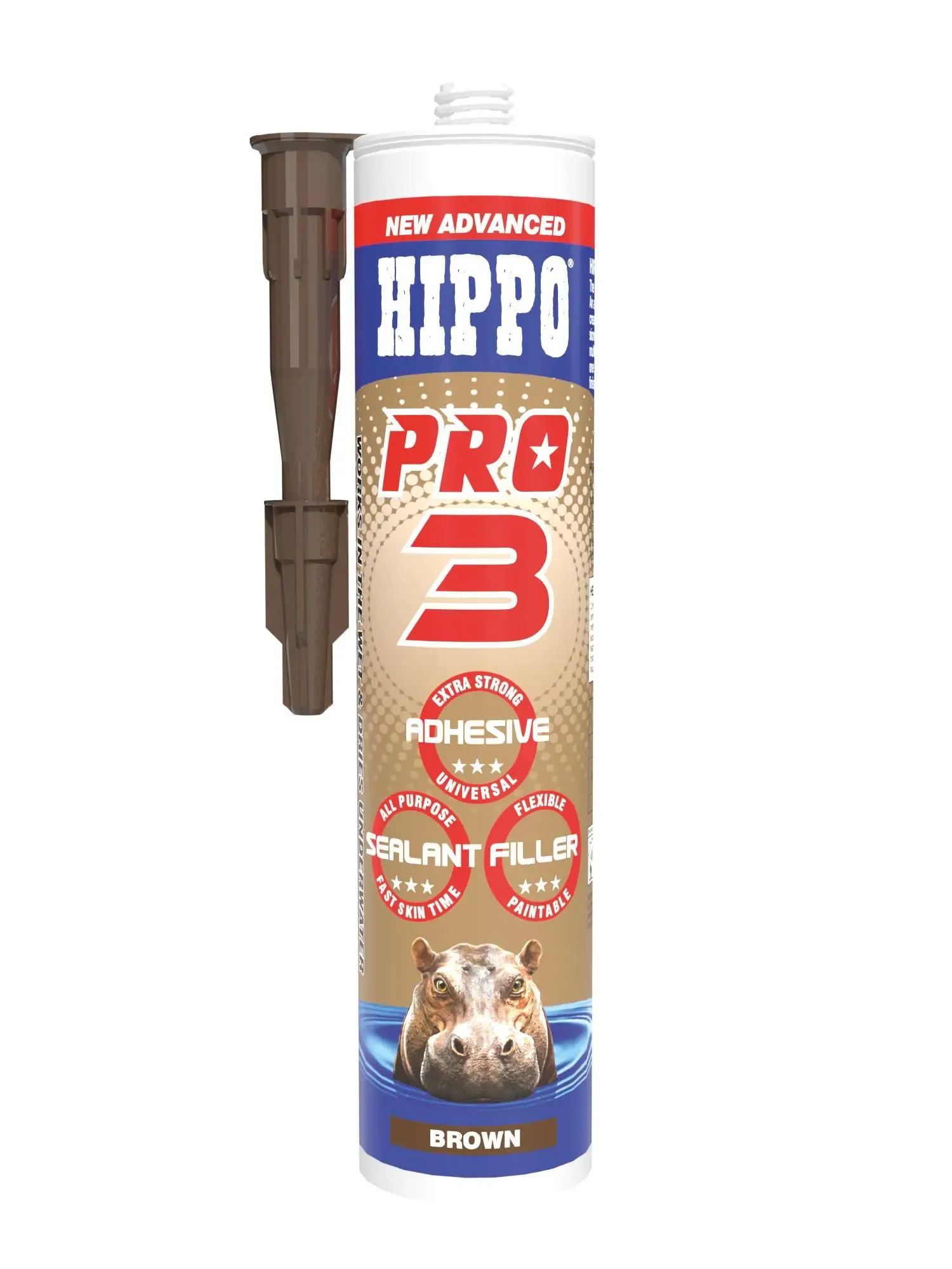 Hippo Pro 3 Brown 290ml