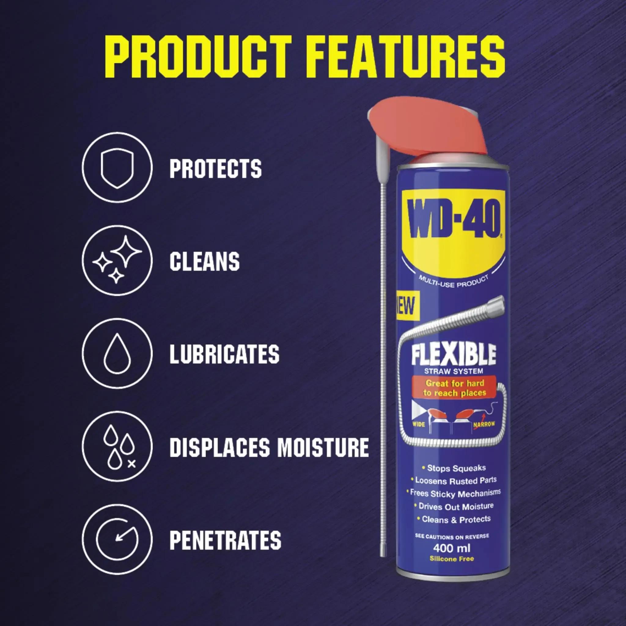 WD-40 Lubricant in a 400ml Flexible Container