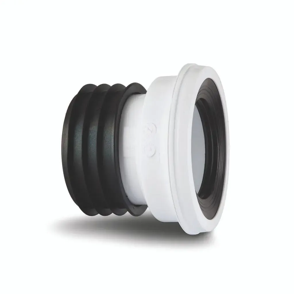 Straight Pan Connector White