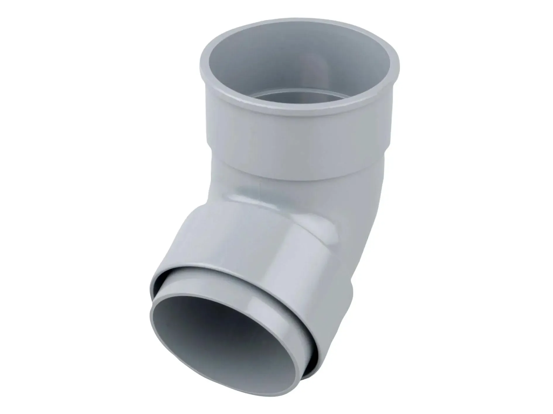 Offset Bend Socket 68mm Grey