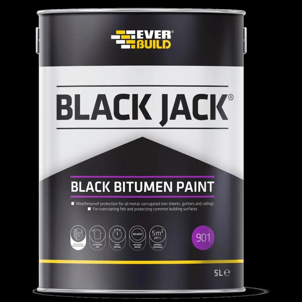 Black Bitumen Paint, 5L