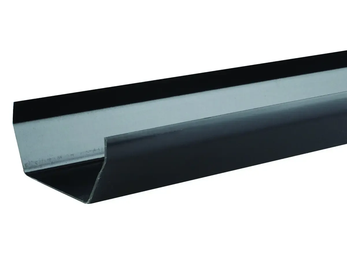 Square Gutter Black 100mm 4M