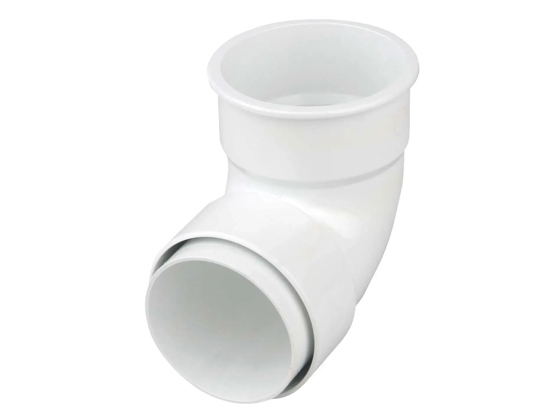 Pipe Bend 87.5° 68mm White