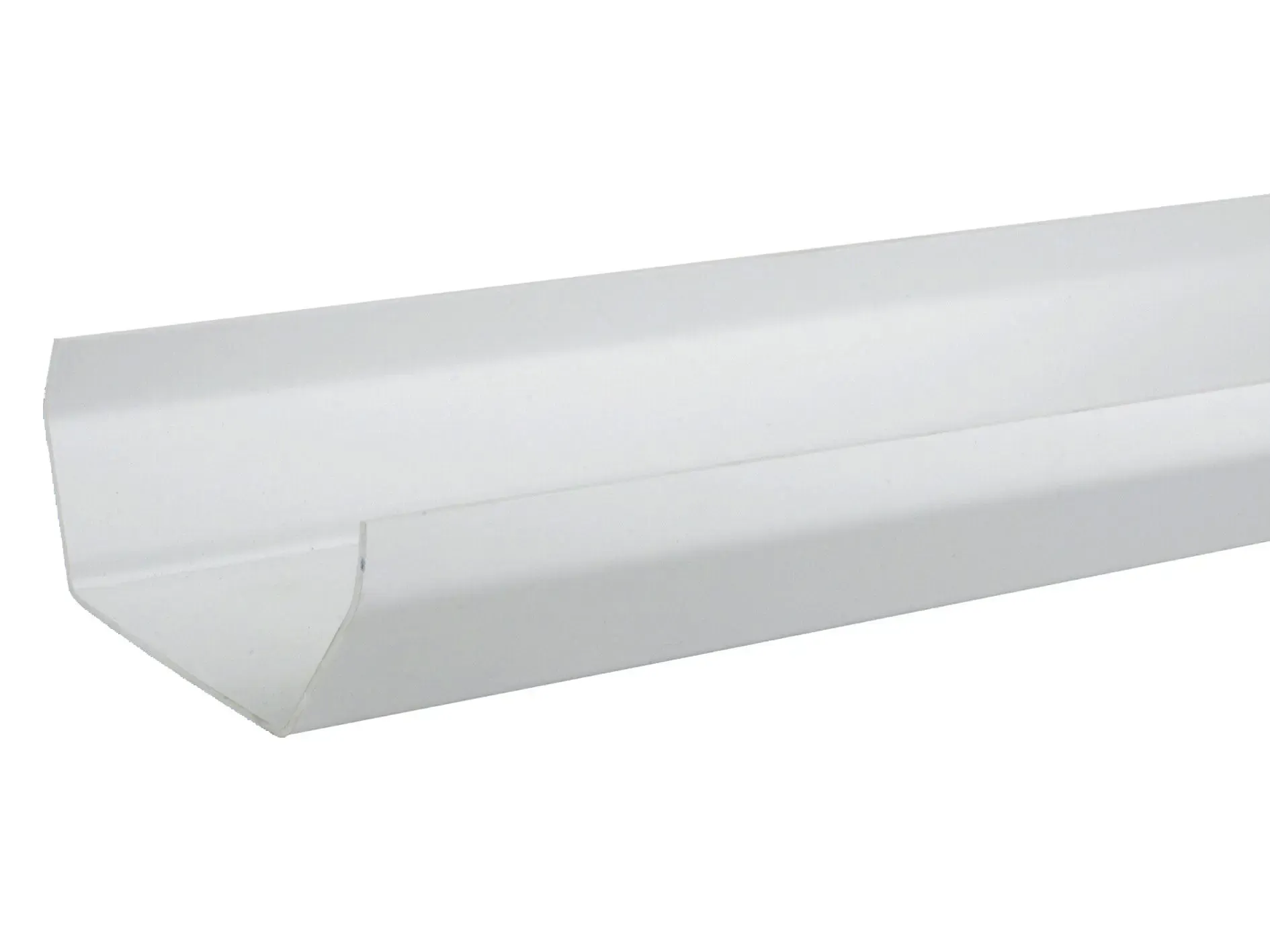 Square Gutter White 100mm 4M