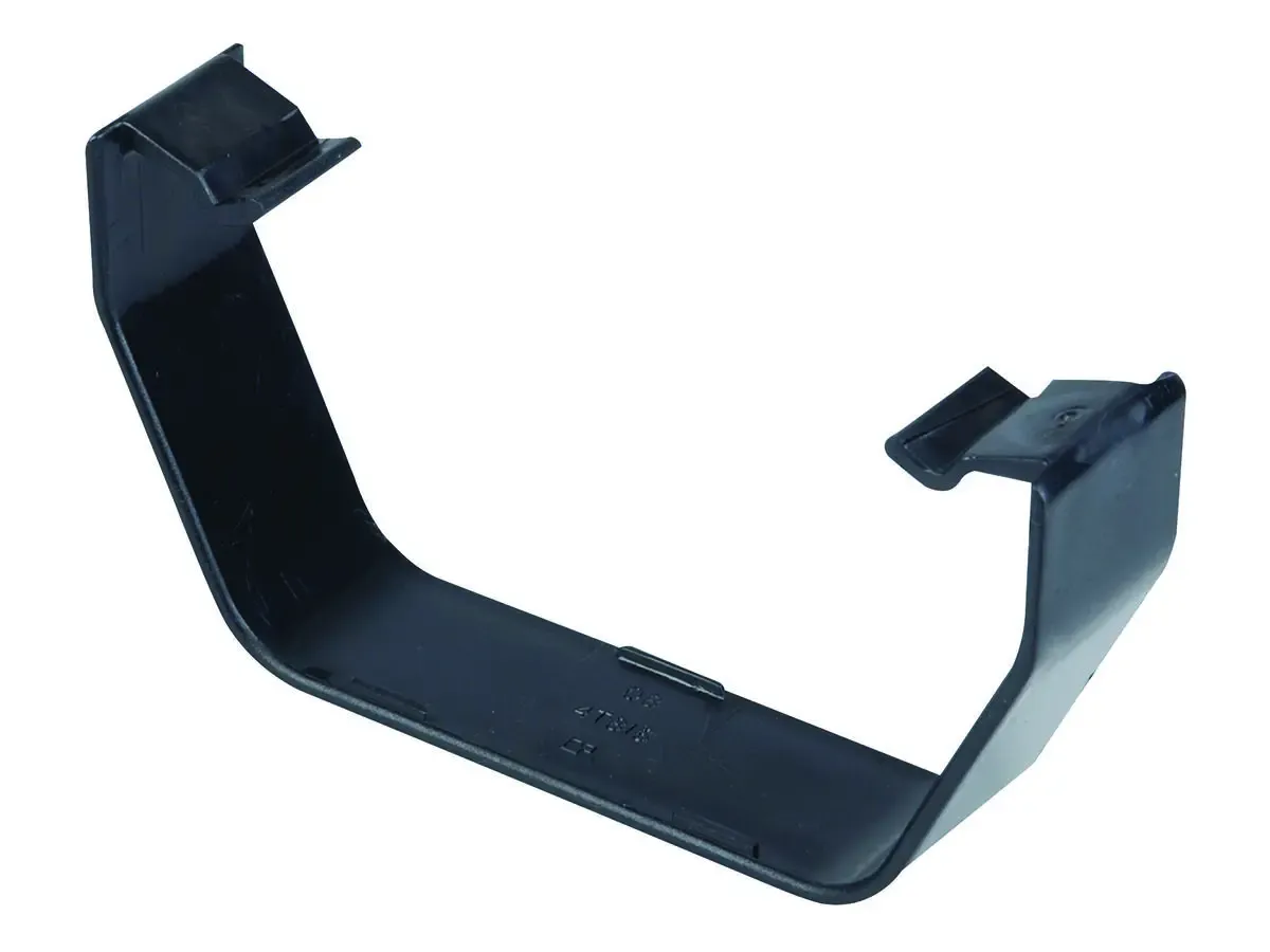 Square Gutter FlexiClip 100mm Black