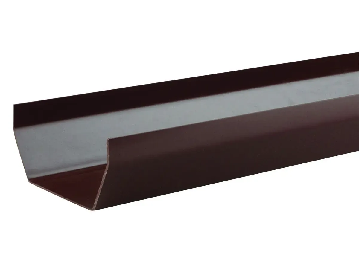 Square Gutter Brown 100mm 2M