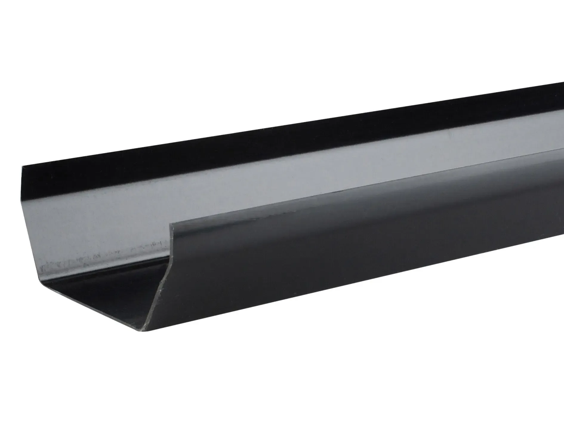 Square Gutter Black 100mm 2M