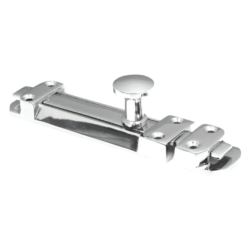 Slide Bolt Surface Satin Nickel 150mm