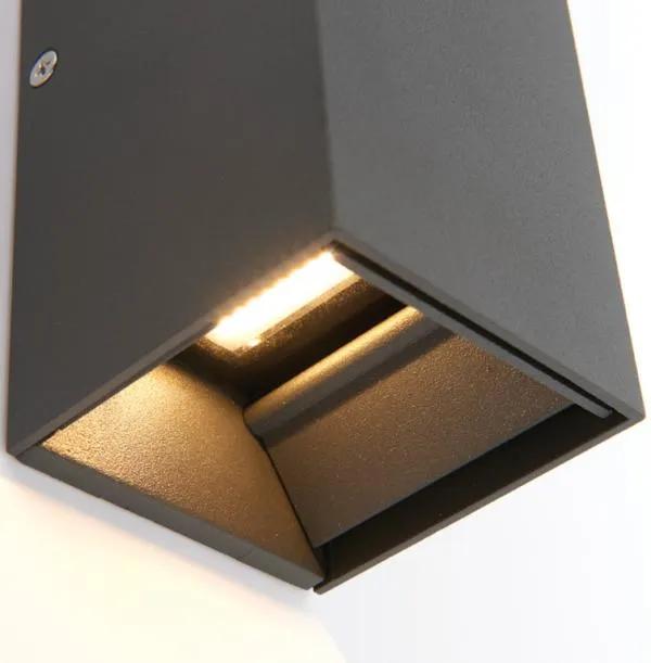 Wall Light, Glover 2 Light 4000K LED SMD IP44