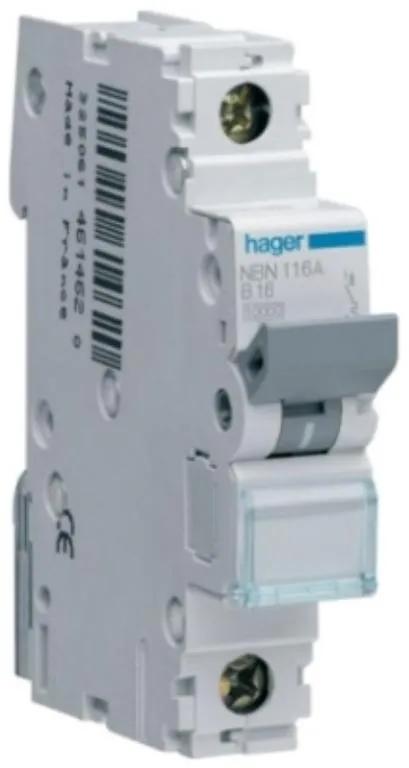 Hager NBN140A MCB SP Type B 40A 10kA