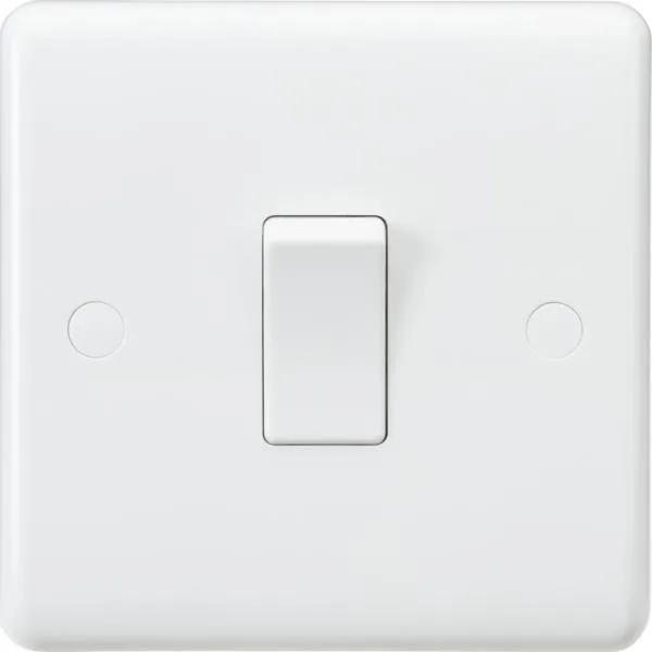 Curved Edge 10AX Intermediate Switch (White)