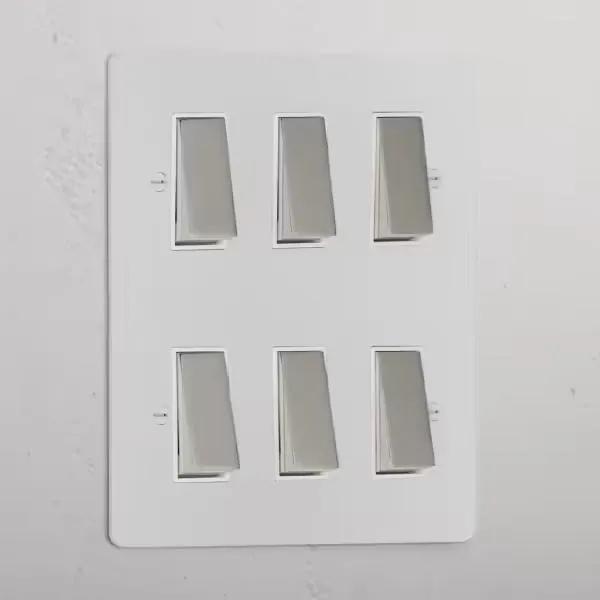 Corston Paintable Polished Nickel White 14732