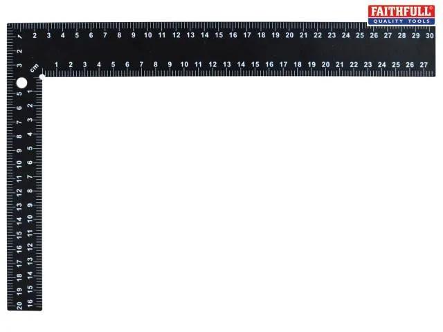 Faithfull Black Steel Roofing Square 300 x 200mm