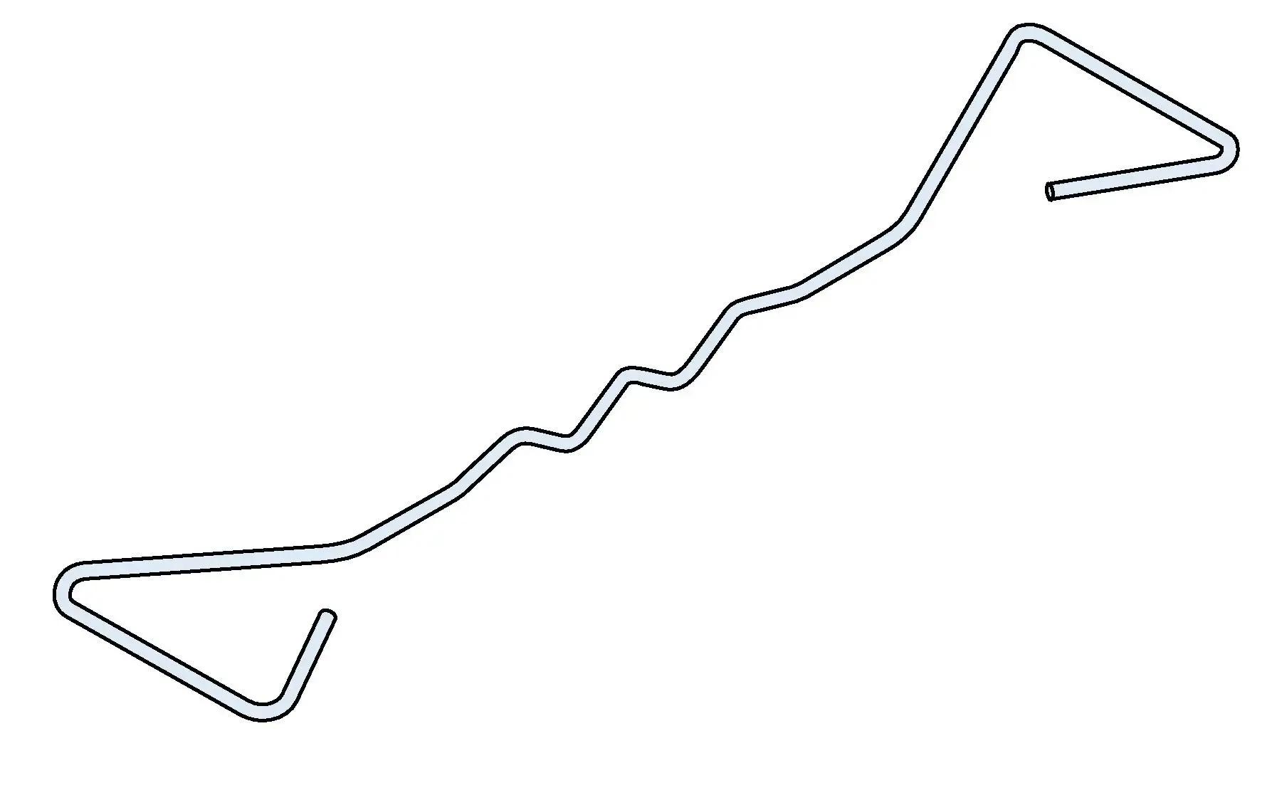 Double Triangle Wall Tie 250mm (Qty.250)