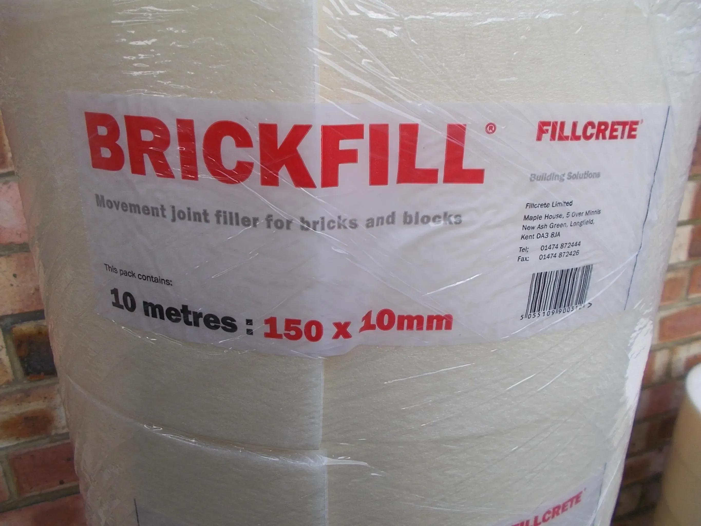 Expansion Joint Brickfill Roll 12mm x 150mm x 10m