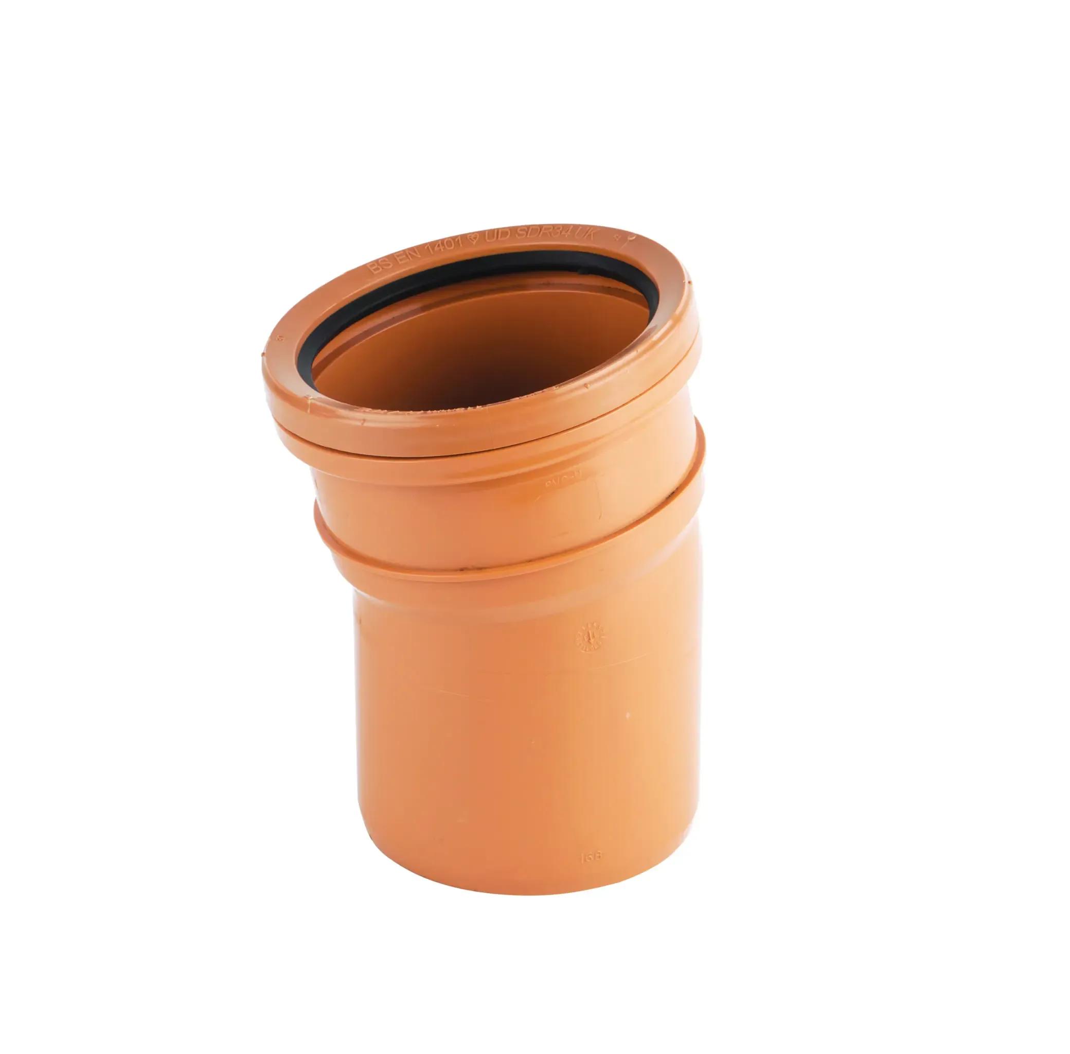 Single Socket Short Radius Bend 11.5° 110mm