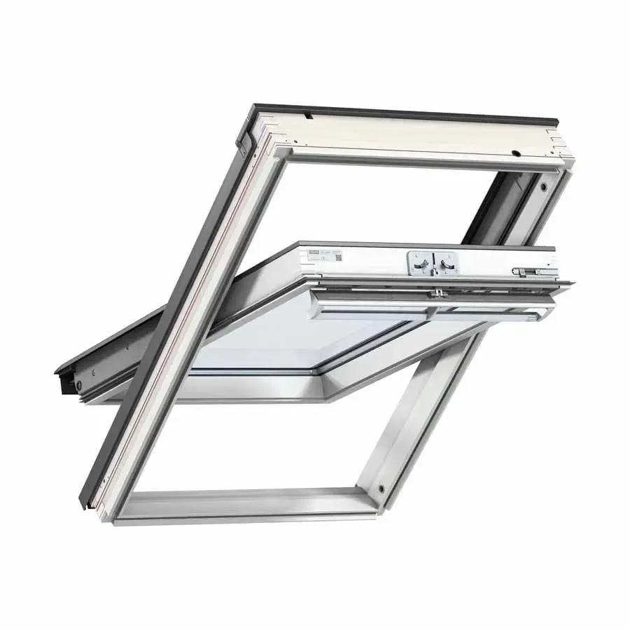 VELUX GGU PK08 0070 Manual Centre Pivot Roof Window 940 x 1400mm White Maintenance-Free