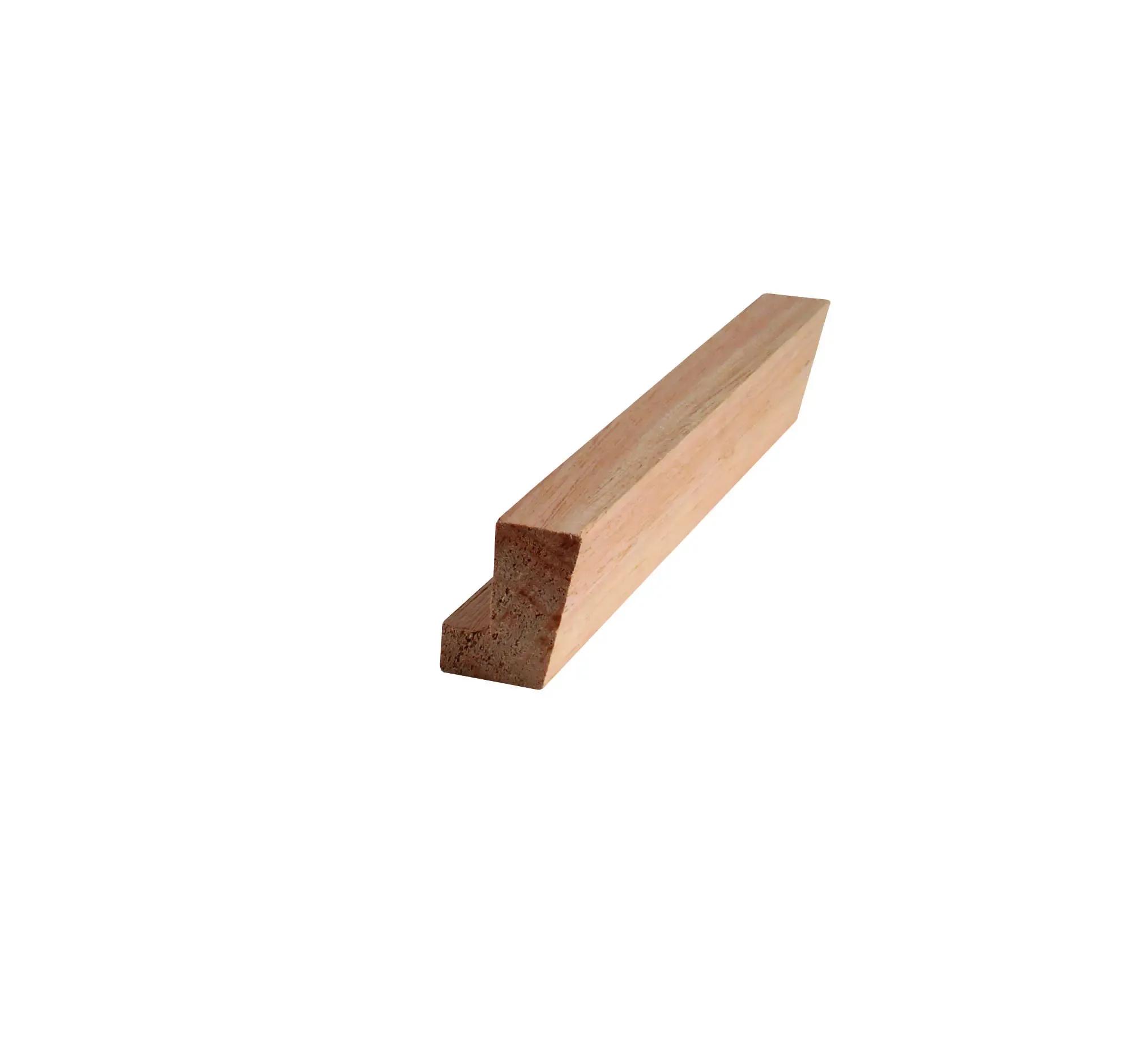 Hardwood PAR Glazing Bead Red Grandis 25 x 32mm x 2.4m