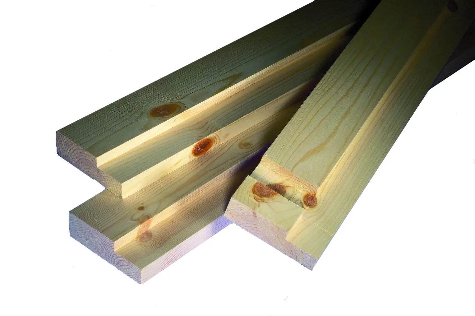 Rebated Door Casing Set - Redwood, Size: 38 x 100mm, Finished Size: 762mm x 93mm