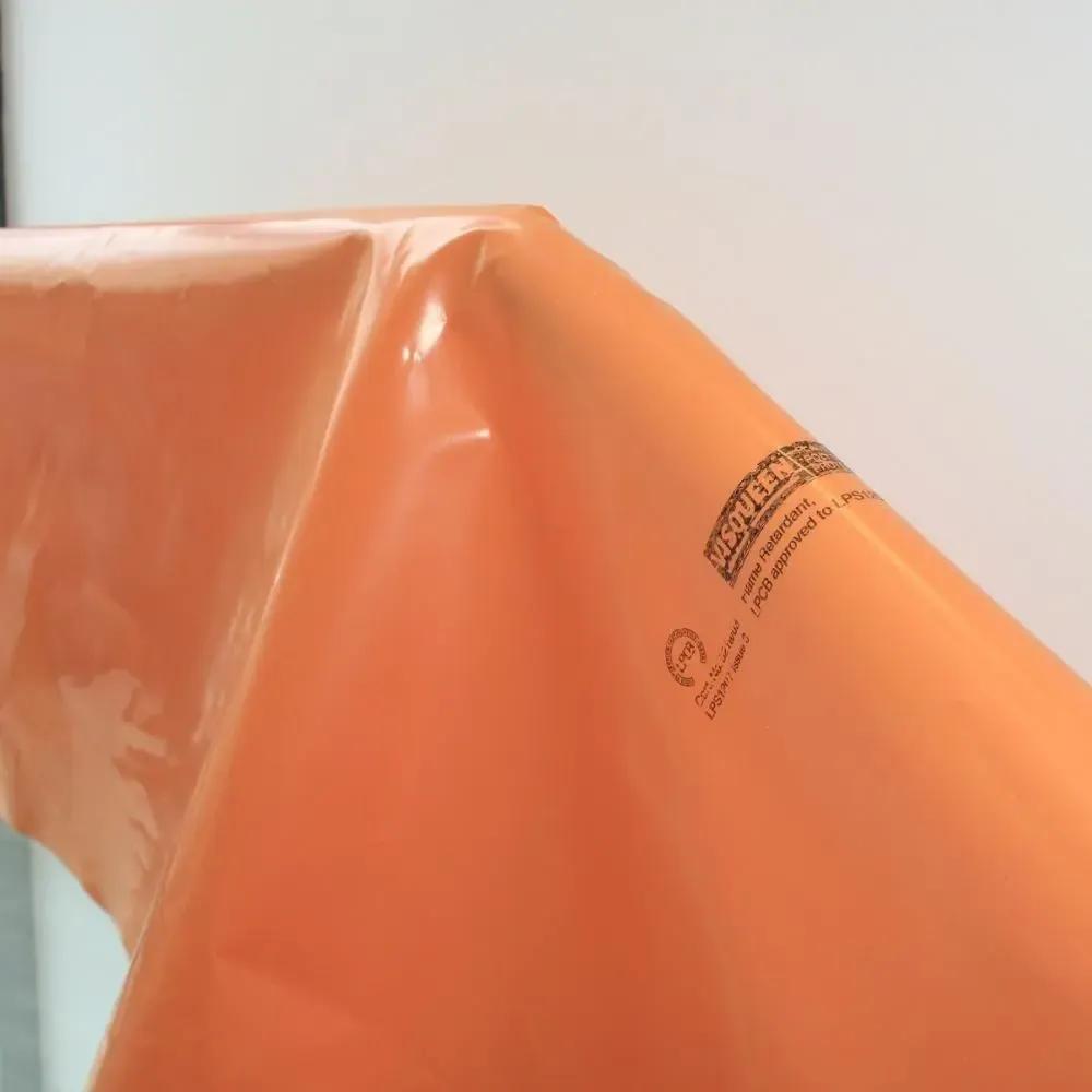 Fire Retardant Polythene Orange - 4m x 25m x 250mU