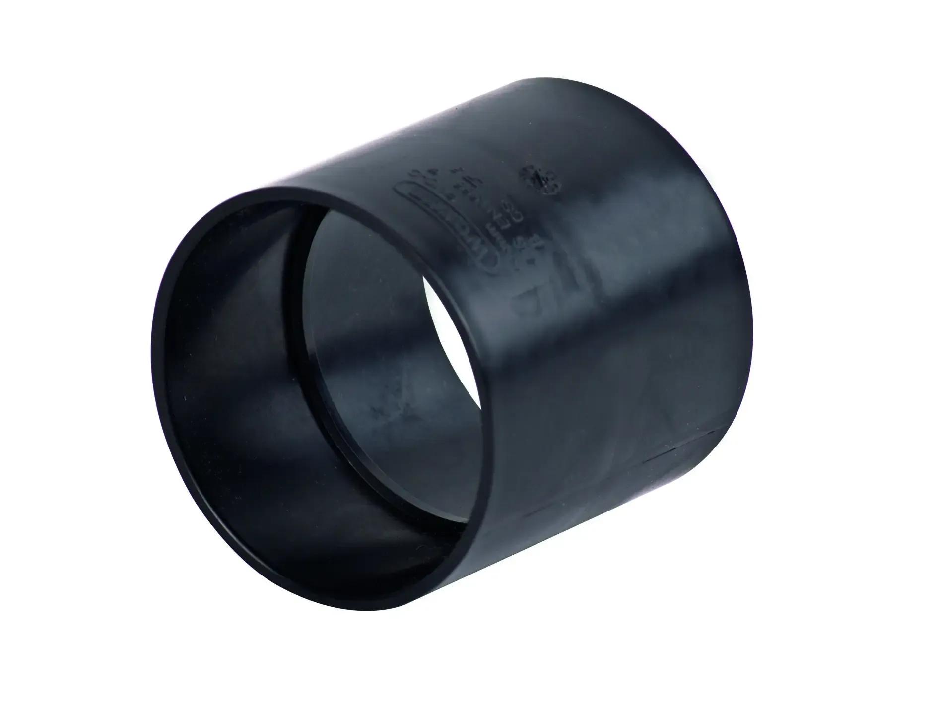 Solvent Weld Double Socket 40mm Black