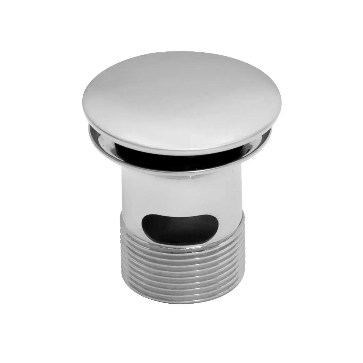 Clicker Waste for Basin, Slotted, Chrome