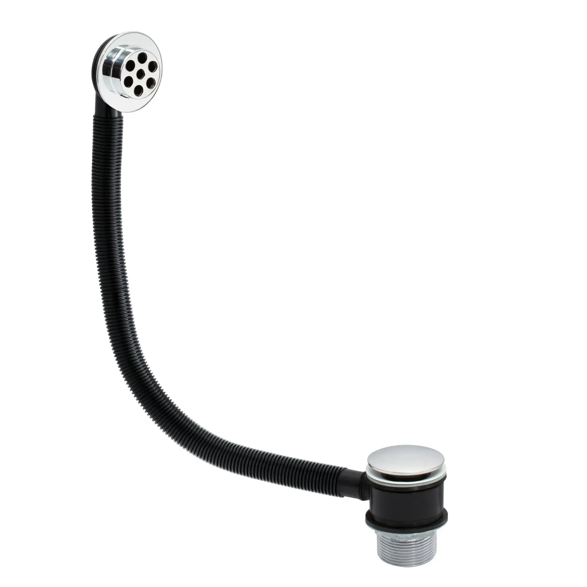 Clicker Waste for Bath, Slotted, Chrome