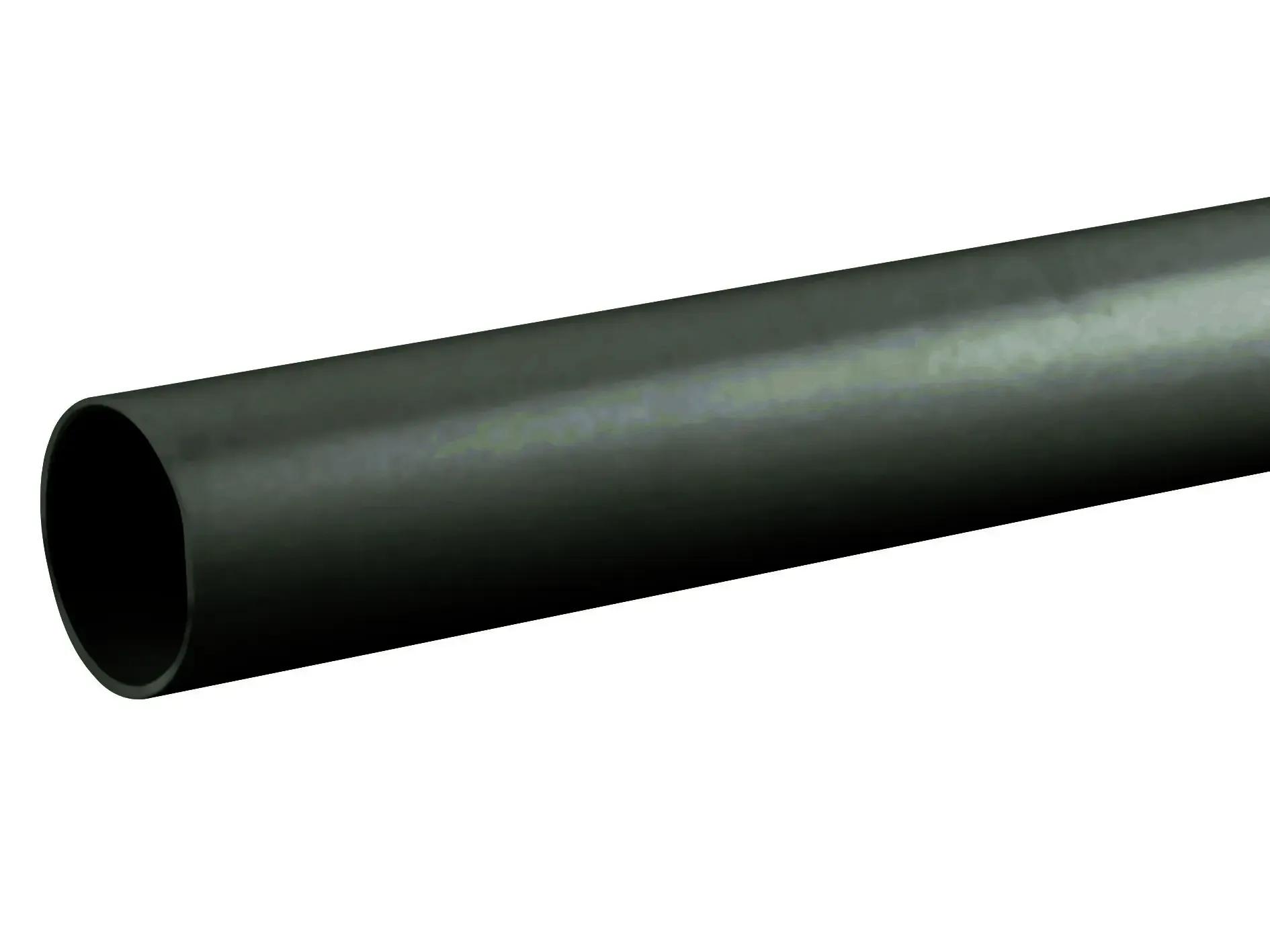 Plain Ended Pipe 40mm Black 3m