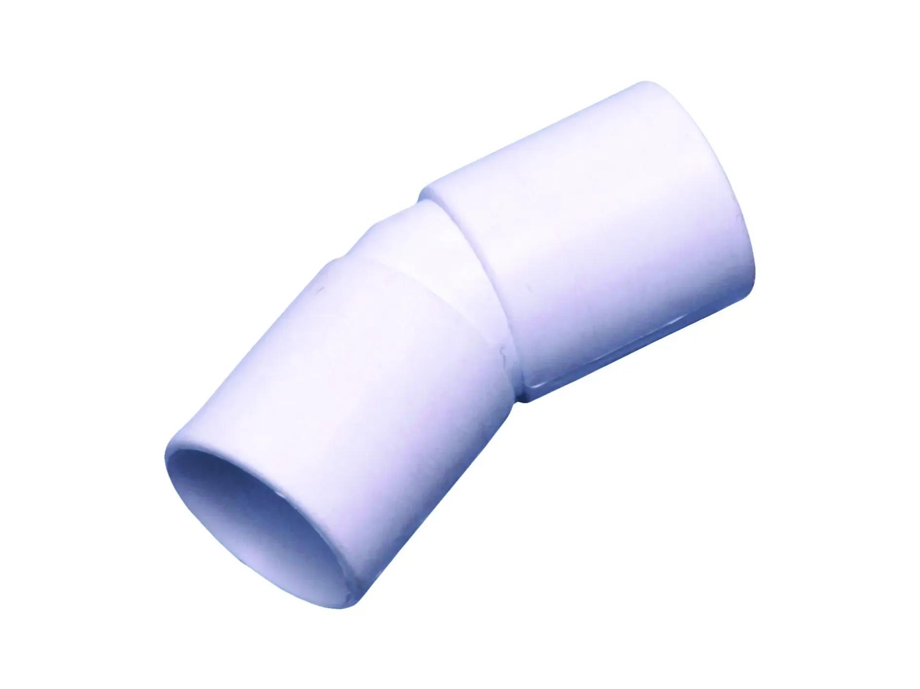 Overflow Solvent Bend 45° 21.5mm White