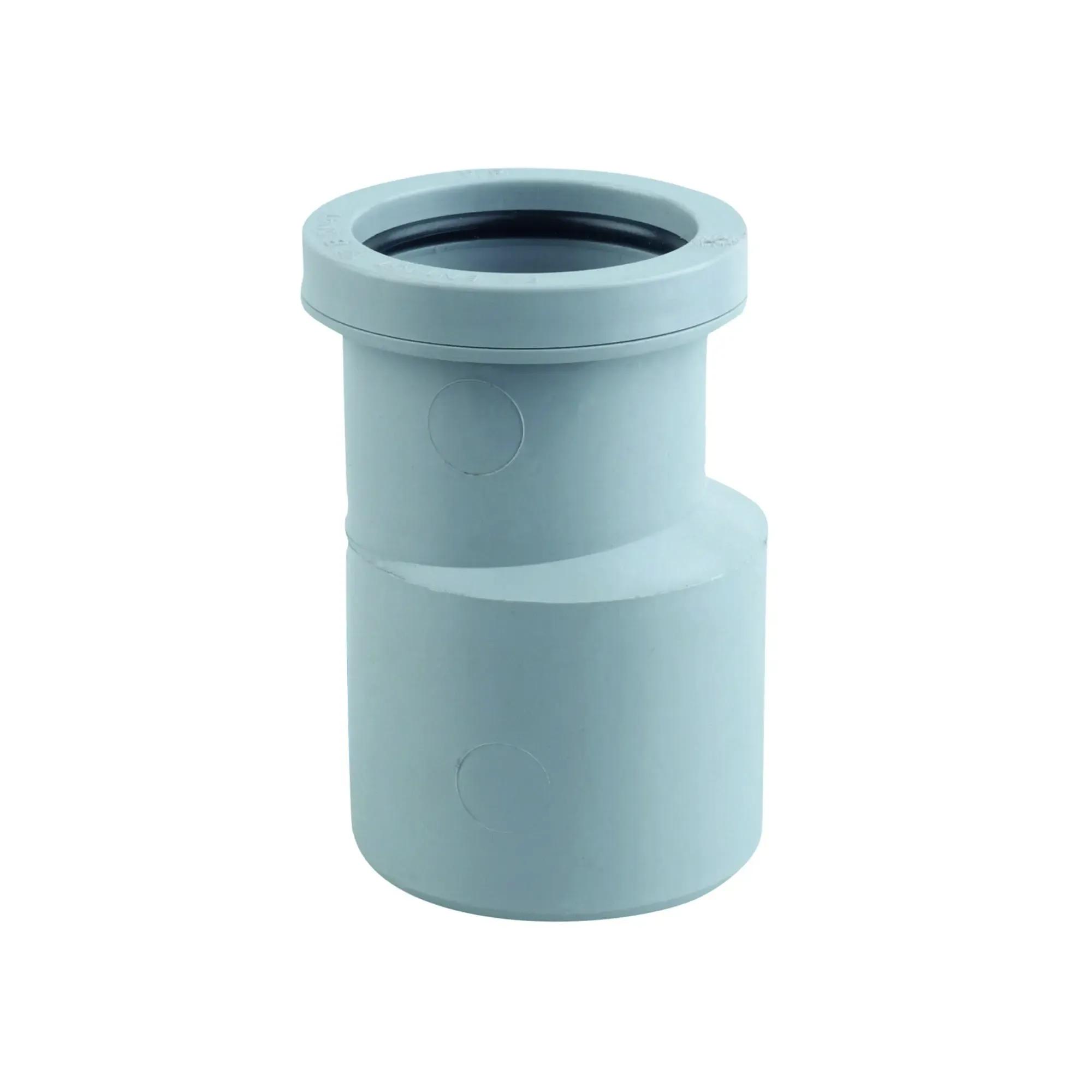 90° Push-fit knuckle bend grey 40mm