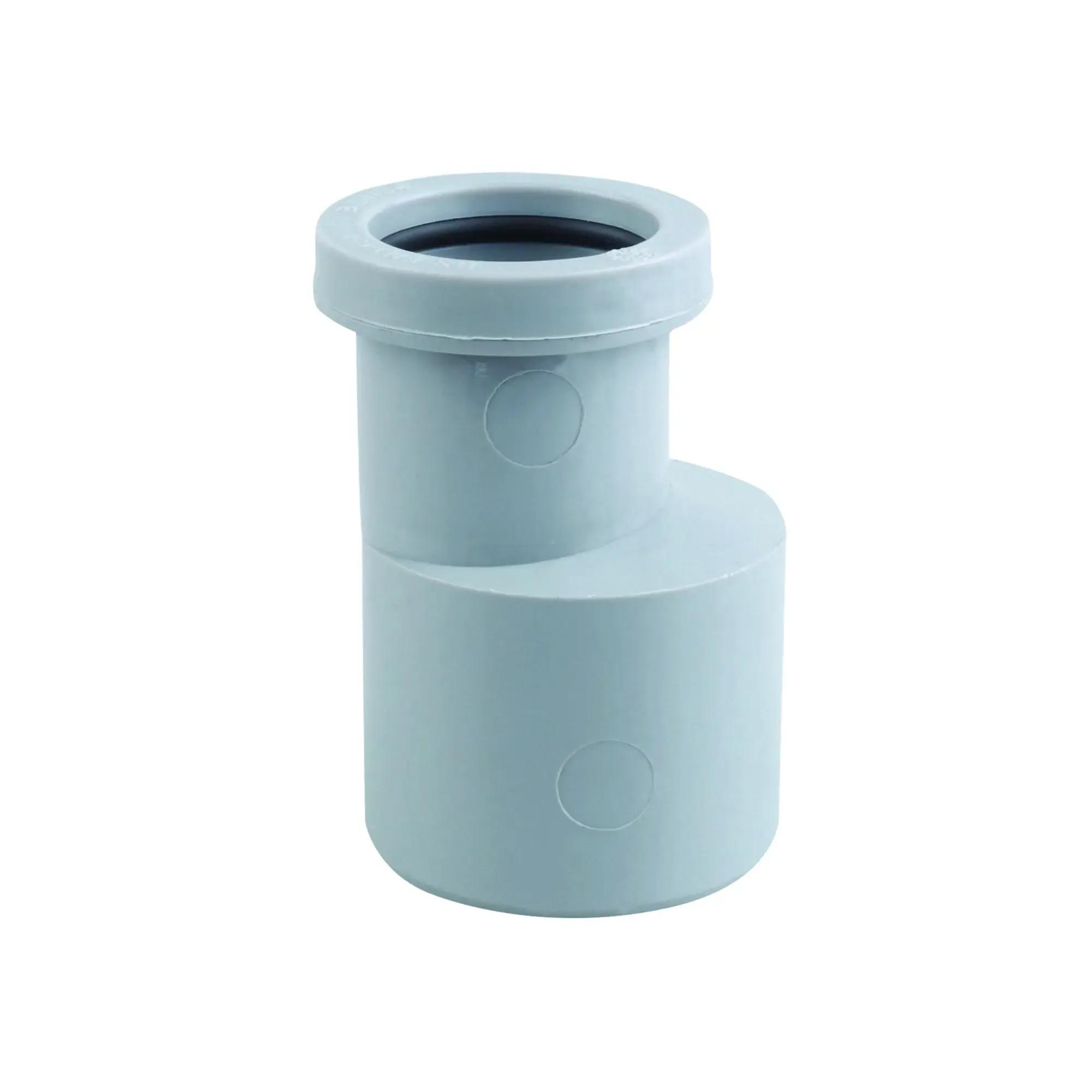 87.5° Push-fit bend grey 40mm