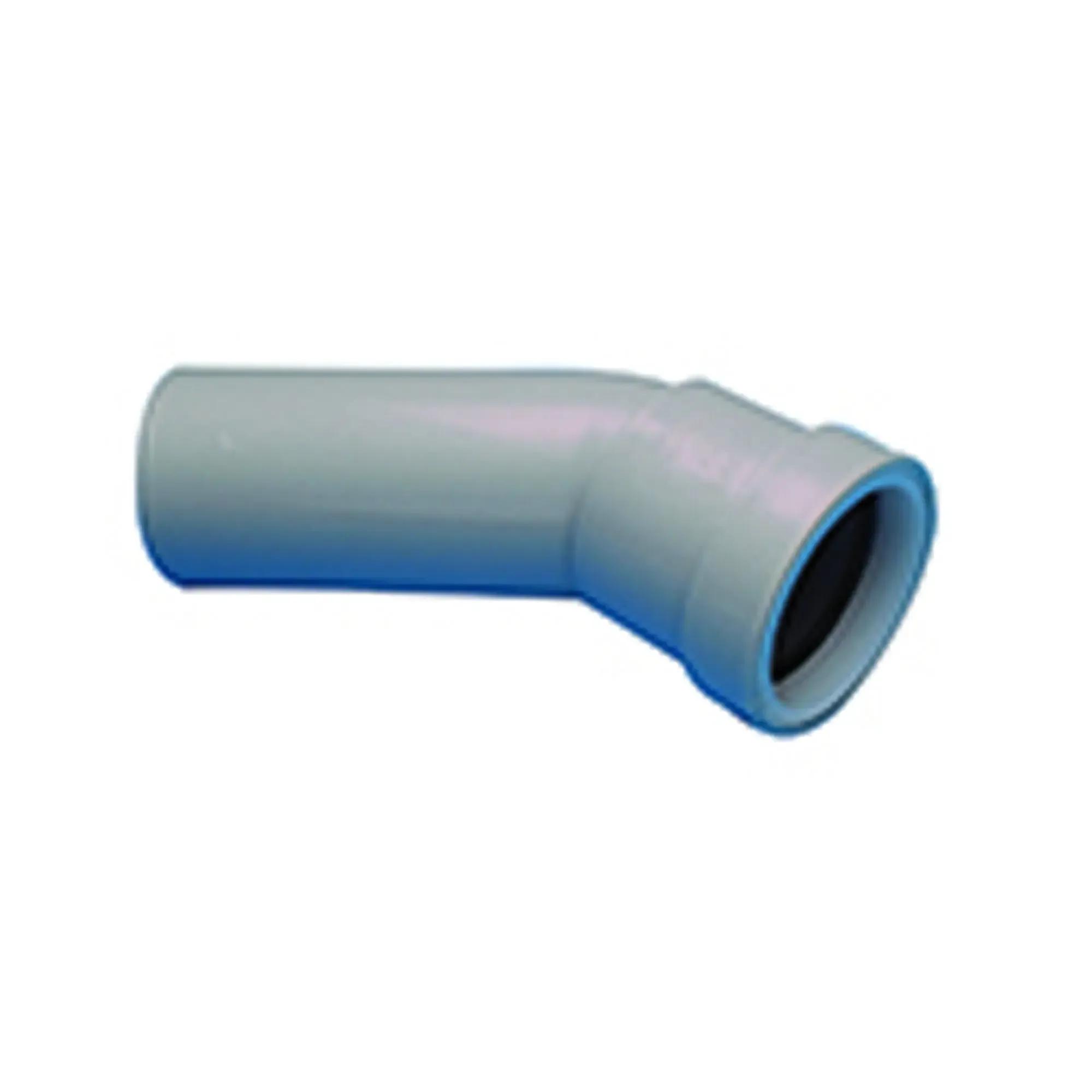 30° Push-fit spigot bend grey 40mm