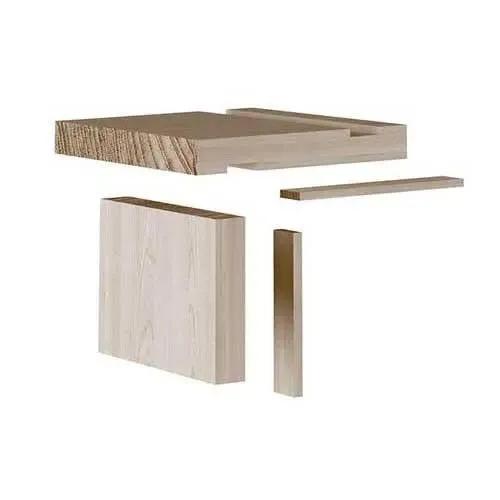 38mm x 155mm Internal Rebated Door Casing Set For 1981mm x 838mm (6'6" x 2'9") Doors