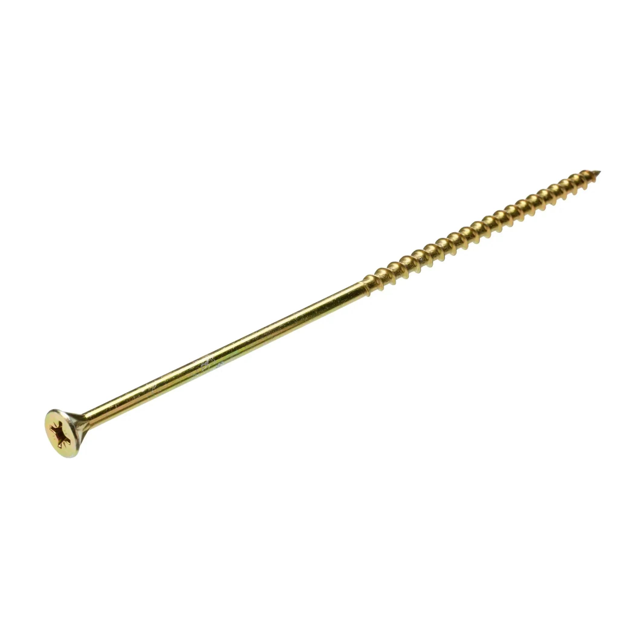 6.0 x 200mm Wood Screw - Gold (Qty.35)