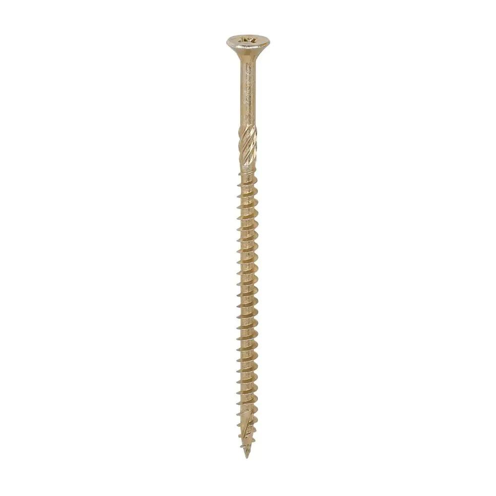 Strong-Fix Multi-Purpose Premium Screws PZ Double Countersunk Yellow 5.0mm x 100mm (Qty.300)