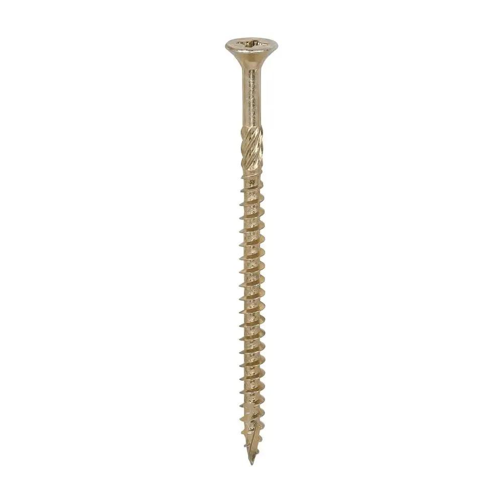 Multi-Purpose Premium Screws - Double Countersunk - Yellow - 6.0 X 100 (Qty.100)