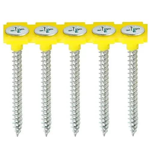 Collated Fine Drywall Zinc Plated Screws 3.5 x 50mm (Qty.1000)