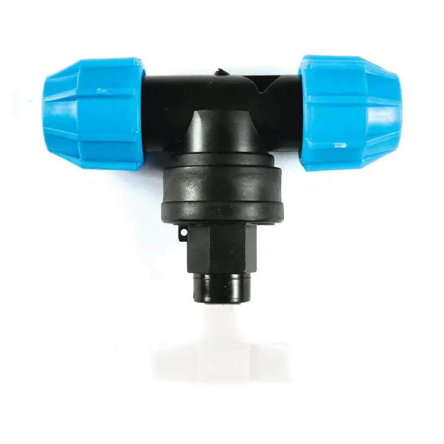 Polyfast Stop Cock, MDPE Plastic, 25mm