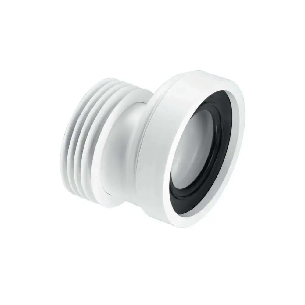 97-107mm Inlet x 4in/110mm Outlet with 20mm Offset Rigid WC Connector