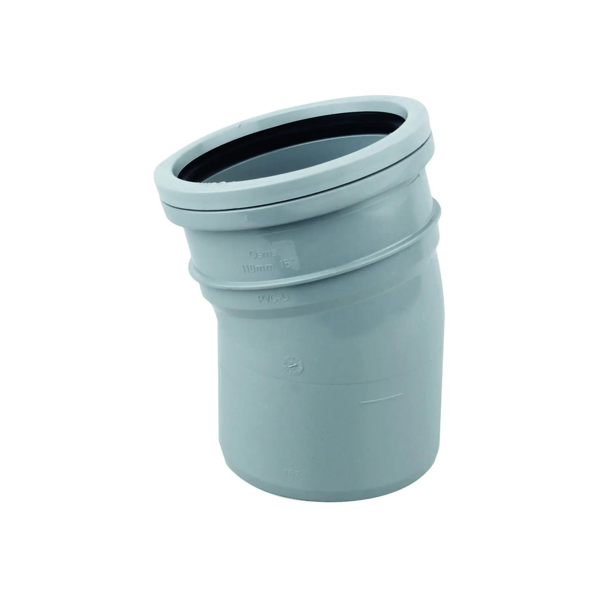 Grey 110mm Ring-Seal Bend 15°