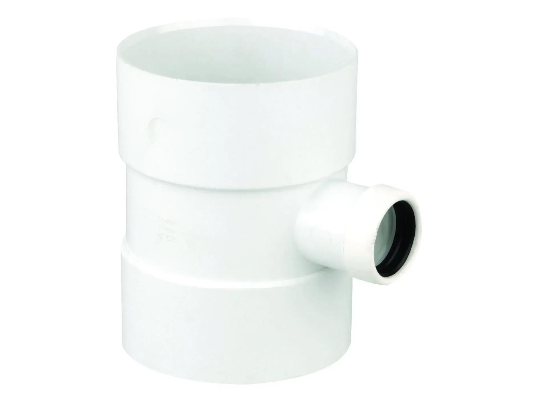 Double Socket Bossed Pipe 32x110mm White